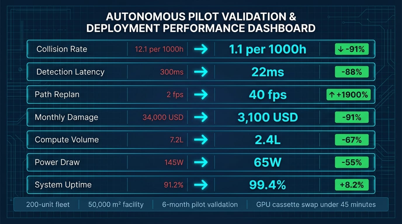 Before vs After: Warehouse AMR Navigation System Deployment
