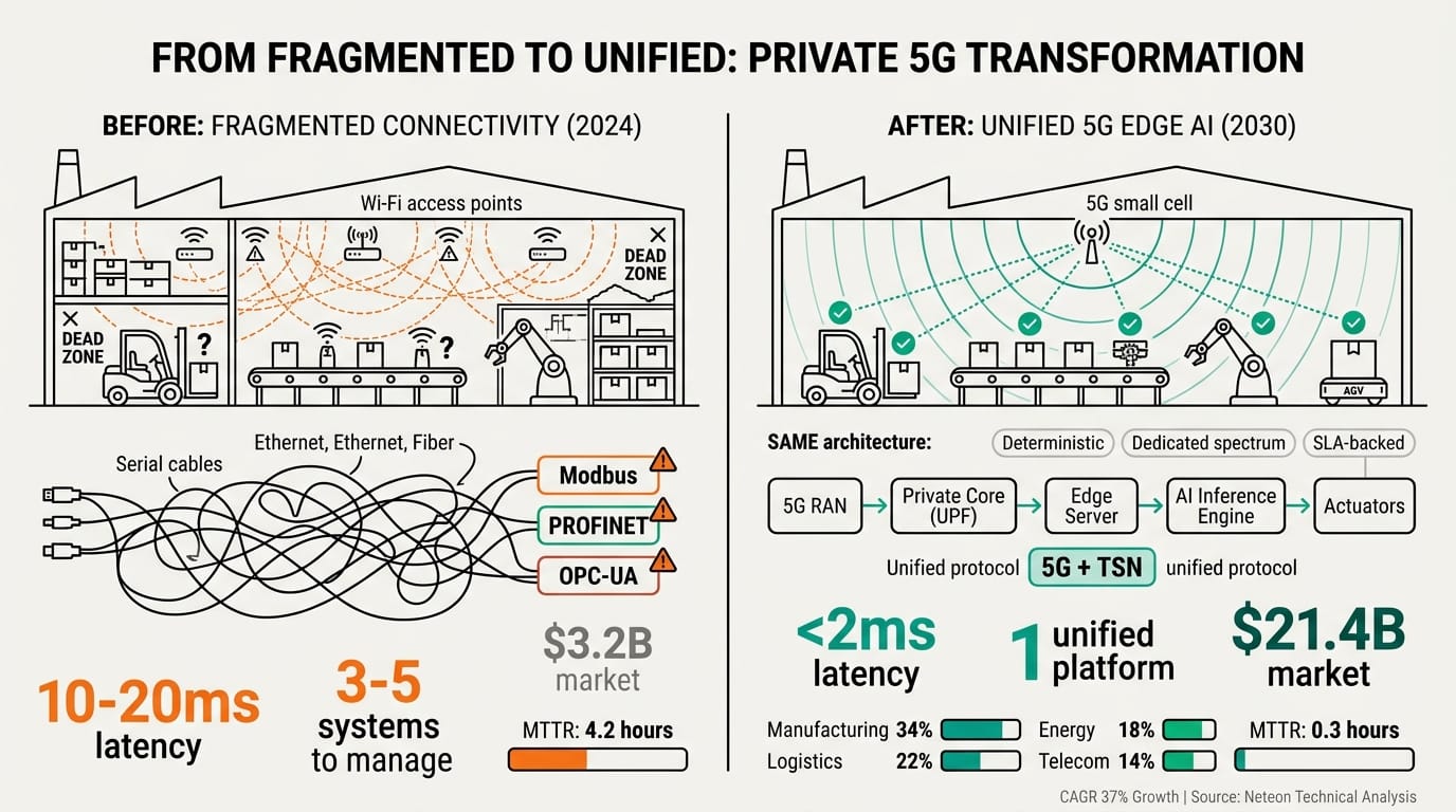 Top Industrial Sectors Deploying Private 5G Edge AI by Market Share