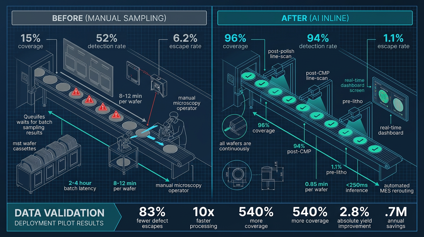 Before vs After: Semiconductor Inspection Line Deployment Results