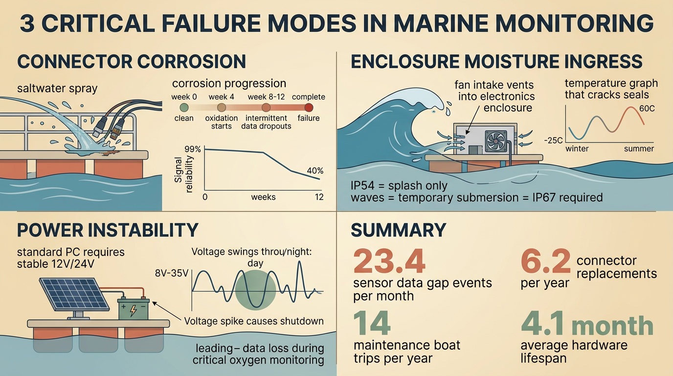 3 Critical Failure Modes in Marine Monitoring Hardware
