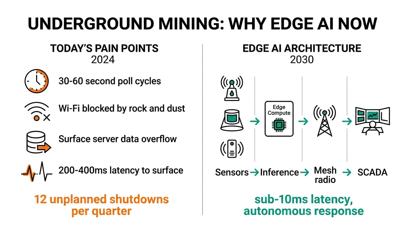 Edge AI adoption in mining operations