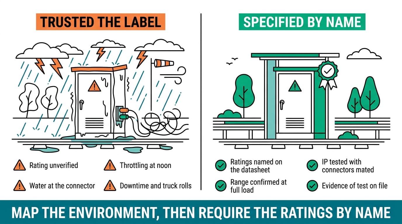 Trusting the label versus specifying ruggedness ratings by name