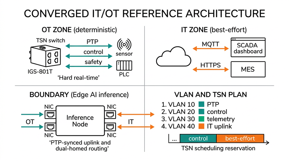 Ot Network Examples How to Design a Converged IT/OT Network for Edge AI Inference