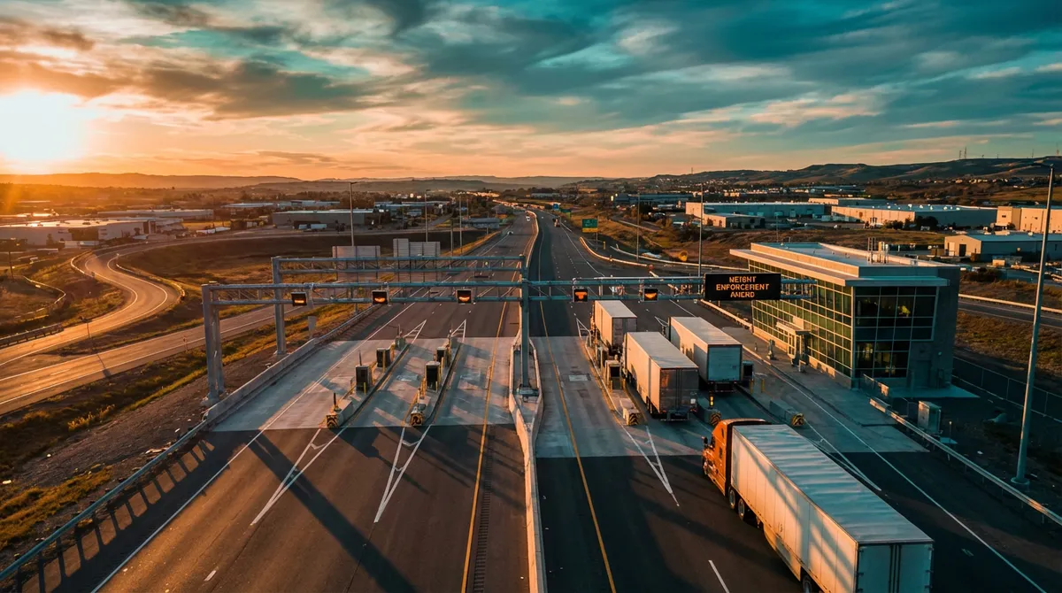 Roadside License Plate Recognition for Automated Highway Weight Enforcement