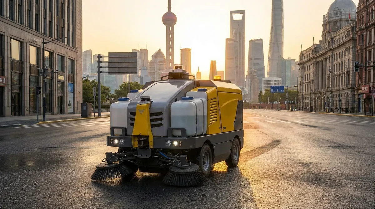 IP67 Fanless Computing Powers 24/7 Autonomous Street Cleaning in Shanghai