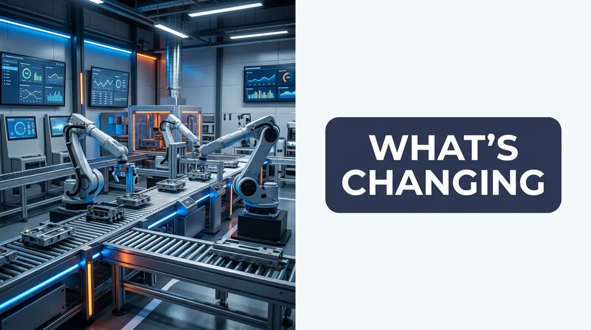 Edge AI in Manufacturing 2026-2030 cover image showing smart factory floor