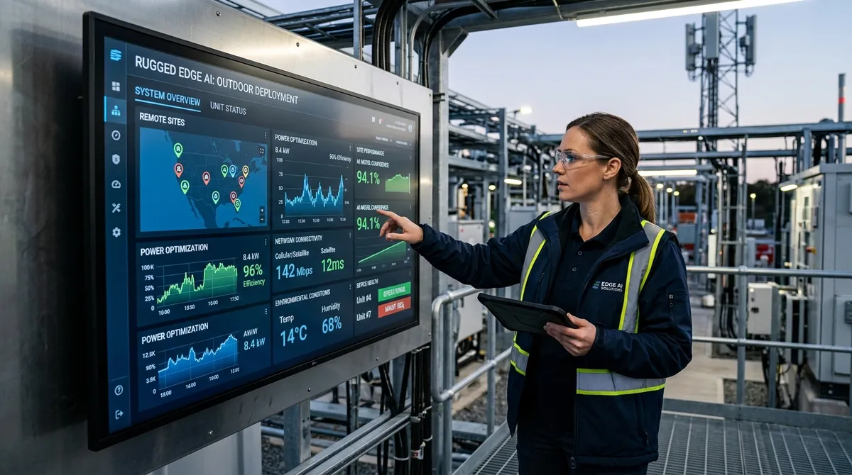 Designing Rugged Edge AI Systems for Outdoor Energy and Telecom Deployment