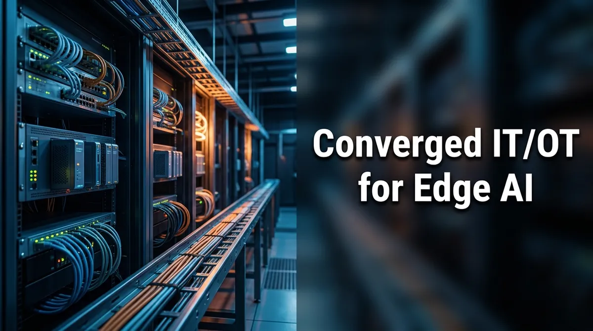 How to Design a Converged IT/OT Network for Edge AI Inference