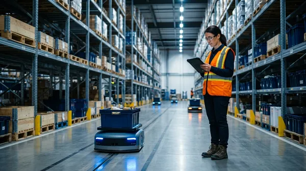 Autonomous Mobile Robots in Warehouses 2026-2030: How Edge AI Is Reshaping Logistics
