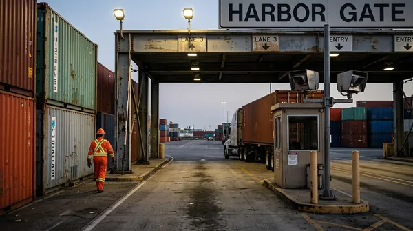 POC-700 Cuts Harbor Gate Turnaround 58% with Edge AI Imagery Recognition
